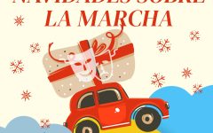 Cartel teatro NAVIDADES SOBRE LA MARCHA 2024