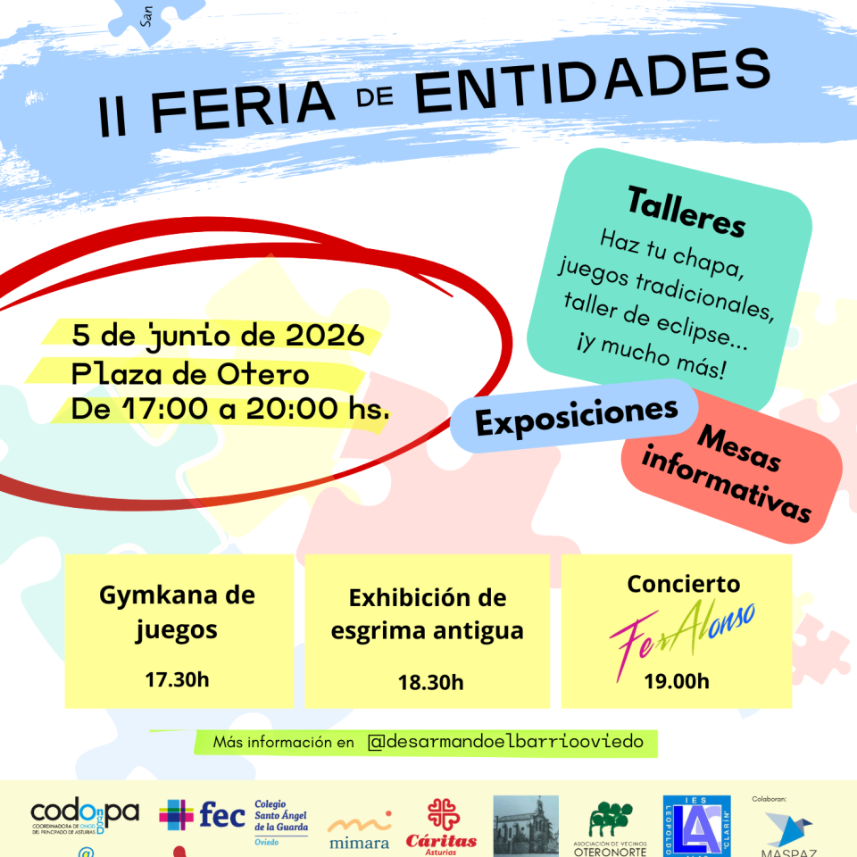 II Feria de Entidades Desarmando el Barrio JUN2026